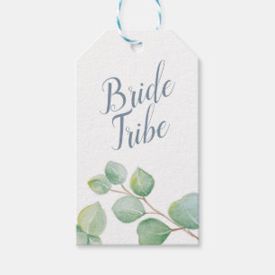 Étiquettes-cadeau BRIDESMAID PROPOSAL card, Eucalyptus vert