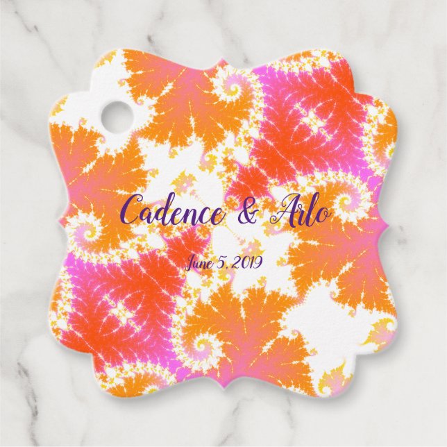 Étiquettes Cadeau Bright Boho (Devant)