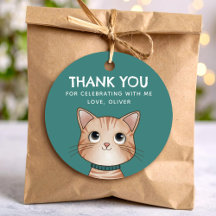 Brown kitten thank you