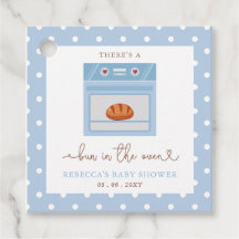 Bun Dans Le Baby shower Bébé Bleu Four