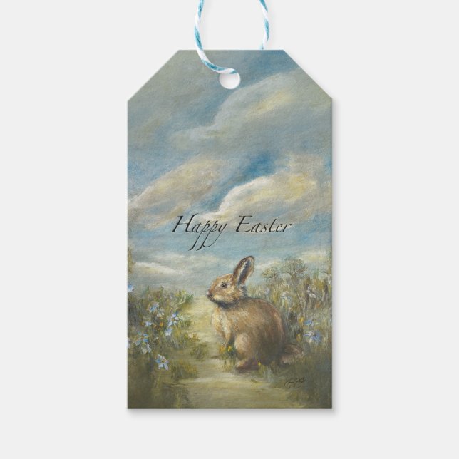 Étiquettes-cadeau Bunny Lane EASTER (Devant)