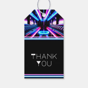 Étiquettes-cadeau Bus de fête Lumières de Glow Dance Floor Fête d'an