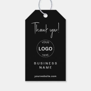 Étiquettes-cadeau Business Logo Qr Code Hang Tags Suivez-nous !