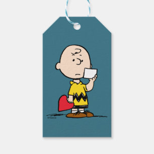 Étiquettes-cadeau cacahuètes Valentine's Day Charlie Brown Valenti