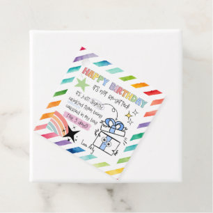 Étiquettes Cadeau Cadeau ADHD Froissé Anniversaire Drôle Neurodiverg