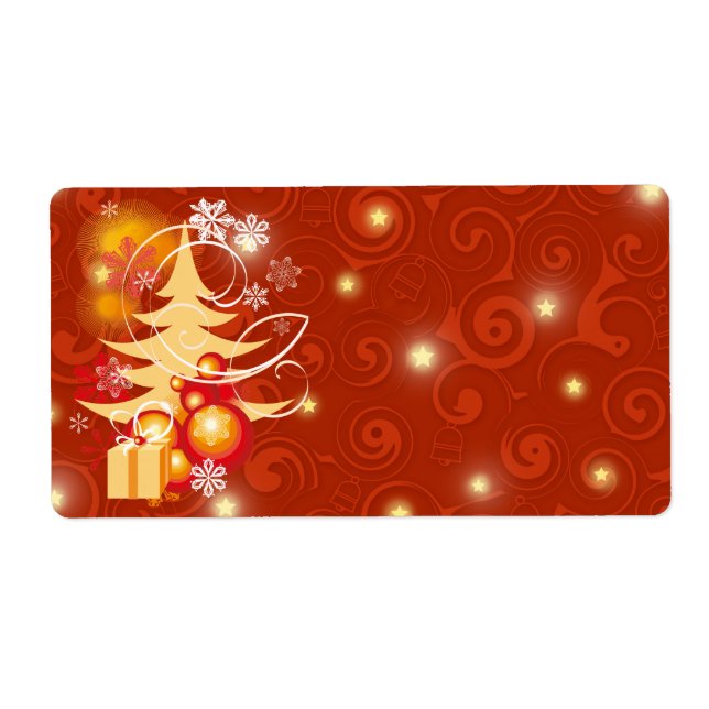 Étiquettes cadeau cadeau cadeau de Noël imprimable (Devant)