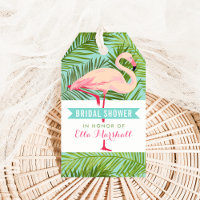 Cadeau de Fête de Mariage Rose Tropical Flamingo