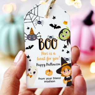 Étiquettes-cadeau Cadeau de livre pour vous costumes d'Halloween pou