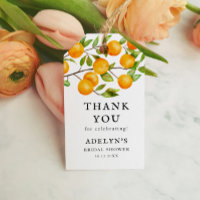 Cadeau de mariage Citrus Orange Shower de Mariée