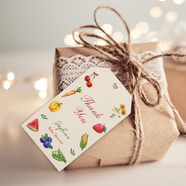 Étiquettes-cadeau Cadeau de remerciement de Baby Shower pour produit (Créateur téléchargé)