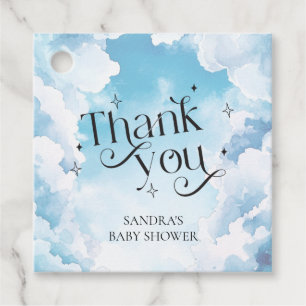 Étiquettes Cadeau Cadeau de remerciement pour Baby Shower Ciel Nuage