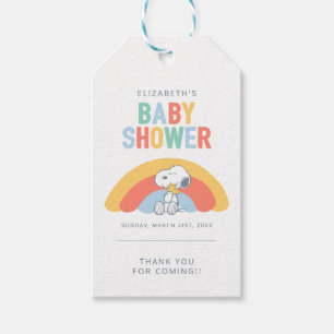 Étiquettes-cadeau Cadeau de remerciement pour Baby Shower Snoopy & W