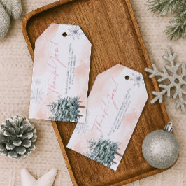Étiquettes-cadeau Cadeau et faveur de Baby Shower d'hiver