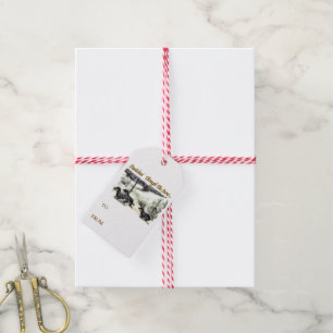 Étiquettes-cadeau Cadeaux de Noël de teckel