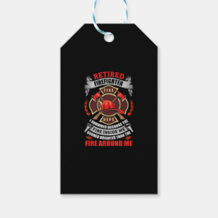 Étiquettes-cadeau Cadeaux De Retraite Des Pompiers Pour Hommes 2021