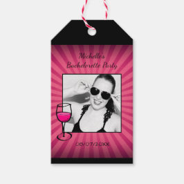 Étiquettes-cadeau Cadre Bachelorette personnalisé