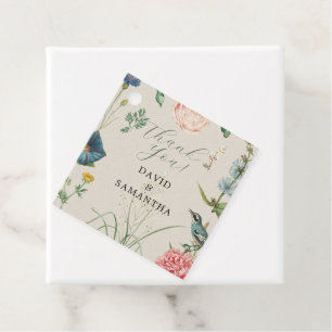 Étiquettes Cadeau Cadre Fleur sauvage Secret Garden 2