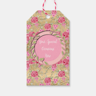 Étiquettes-cadeau Cadre Floral Élégant : pour Chaque Occasion