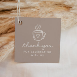 Étiquettes Cadeau Cafe Bebe Café Maison Baby Shower Espresso