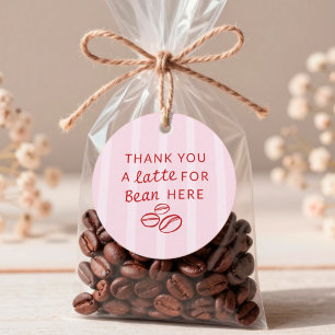 Étiquettes Cadeau Cafe Bebe Remerciements Baby Shower