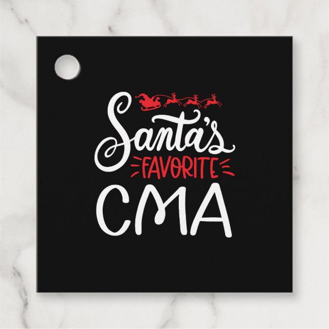 Étiquettes Cadeau Café de Noël, Noël mignon, Noël (Devant)