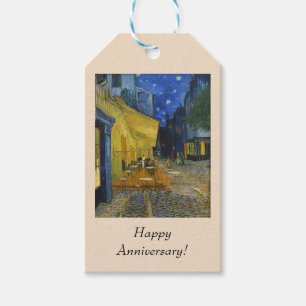 Étiquettes-cadeau Café Terrasse par Vincent Van Gogh