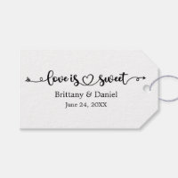 Calligraphie L'Amour Du Coeur Est Un Mariage Sucré