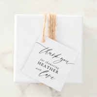 Calligraphie Merci de nous avoir comblés d'amour F
