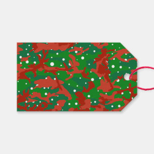 Étiquettes-cadeau Camouflage Haus De Camo Xmas