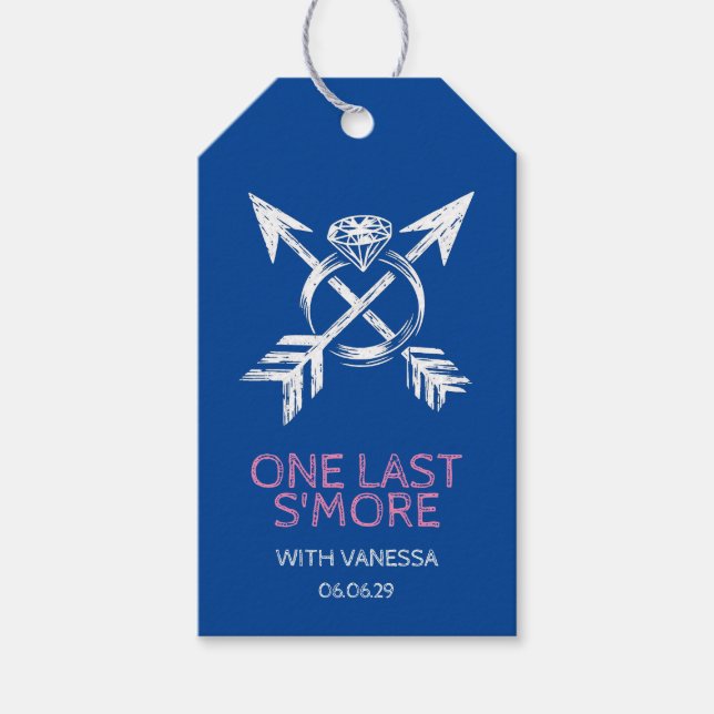 Étiquettes-cadeau Camp Bachelorette (Devant)