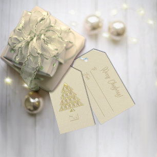 Étiquettes-cadeau Campagne Joyoux Noel