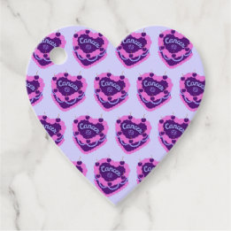 Étiquettes Cadeau Cancer Zodiac Coquette Coeur Anniversaire Gâteau