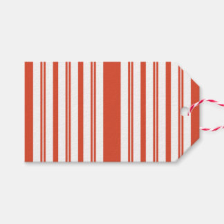 Étiquettes-cadeau Candy Cane Chorus-Stripe-Verticle