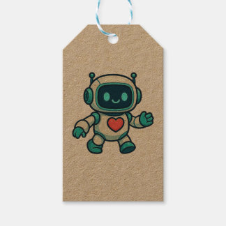 Étiquettes-cadeau Caractères IA & Robot