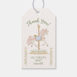 Étiquettes-cadeau Carousel Merry-go-round
