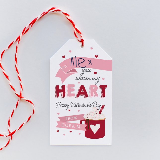 Étiquettes-cadeau Carte de jour Valentines de la salle de classe au  (Créateur téléchargé)