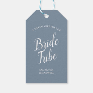 Étiquettes-cadeau Carte de proposition de la personne-mère bleue