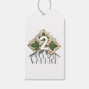 Étiquettes-cadeau carte militaire 4ID de Fort Carson