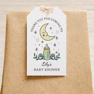 Étiquettes-cadeau Carte Tarot Baby shower Lune Merci Favoriser