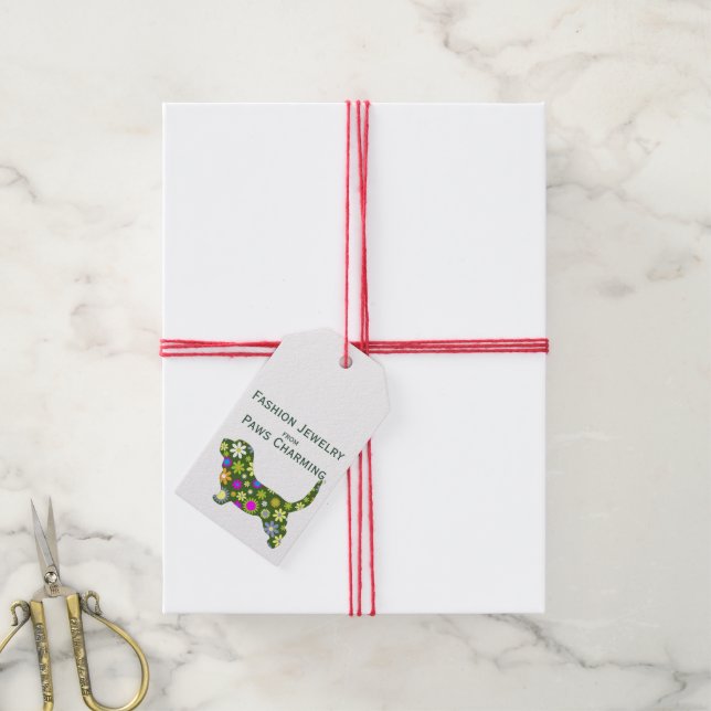 Étiquettes-cadeau Cartes de bijoux mates personnalisées pour votre p (Avec de la ficelle)