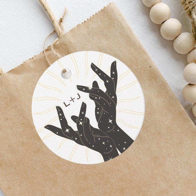 Étiquettes Cadeau Cartes Tarot | Baby Shower | Mariage | Neutres (Créateur téléchargé)