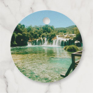Étiquettes Cadeau Cascades de Krka - Parc national de Krka - Croatie