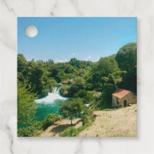 Étiquettes Cadeau Cascades de Krka - Parc national de Krka - Croatie