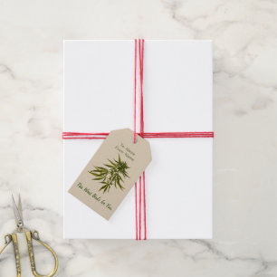 Étiquettes-cadeau Ce bourgeon de mauvaise herbe pour vous