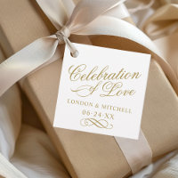 Célébration de l'Amour Monogramme Calligraphie Dor