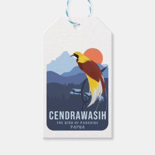 Étiquettes-cadeau Cendrawasih