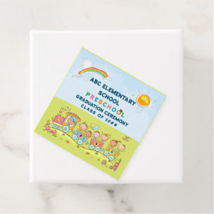 Étiquettes Cadeau Cérémonie de remise des diplômes de l'école primai