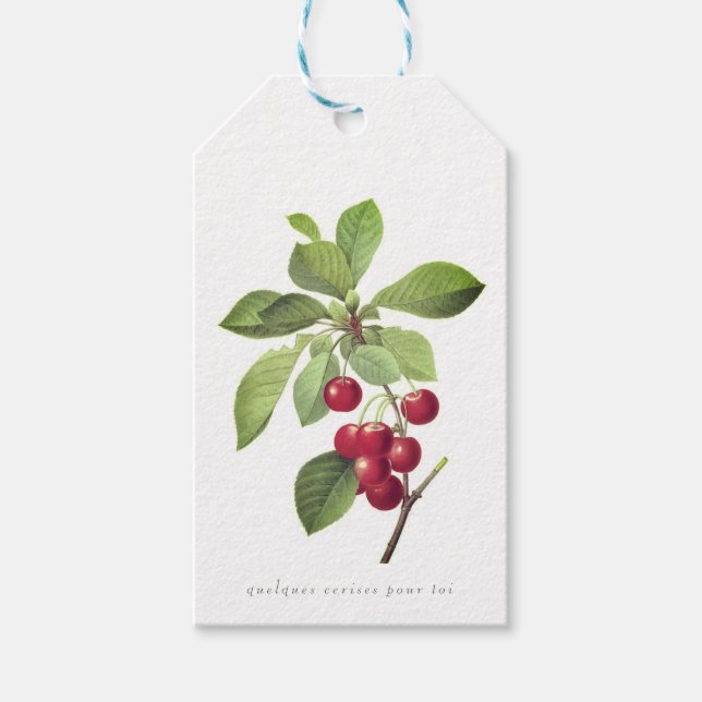 Étiquettes-cadeau Cerises pour vous (Devant)