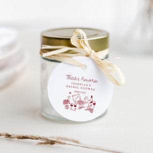 Étiquettes Cadeau C'est Amore Fête des mariées