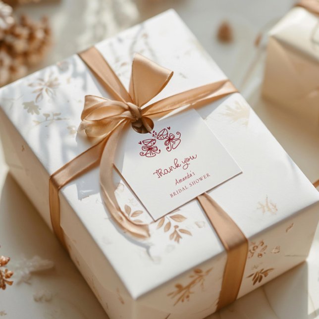 Étiquettes Cadeau C'est Amore Remerciement pour la Mariée  (Créateur téléchargé)